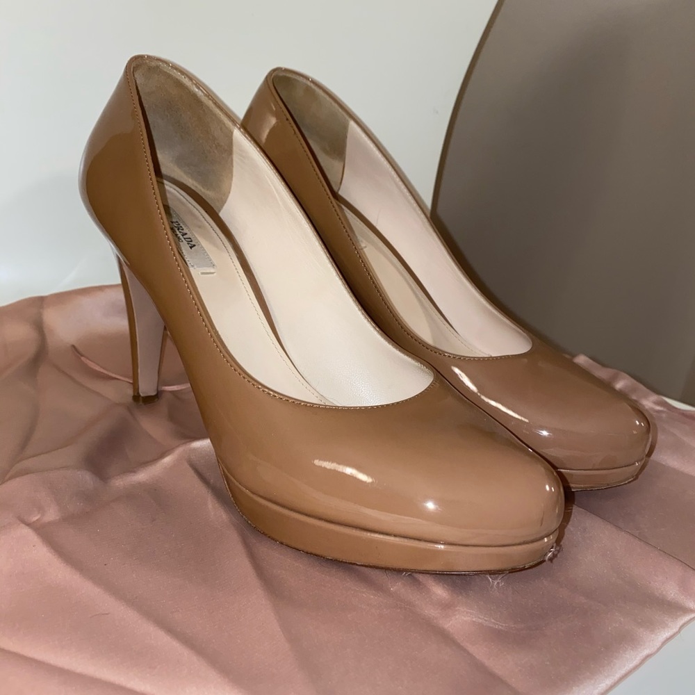Nude Prada Heels